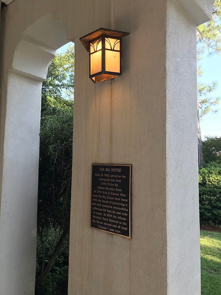 Information board at Big House