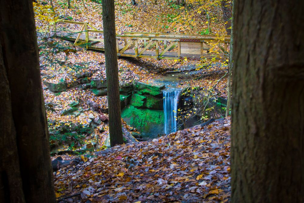 View of Big Lyon Falls