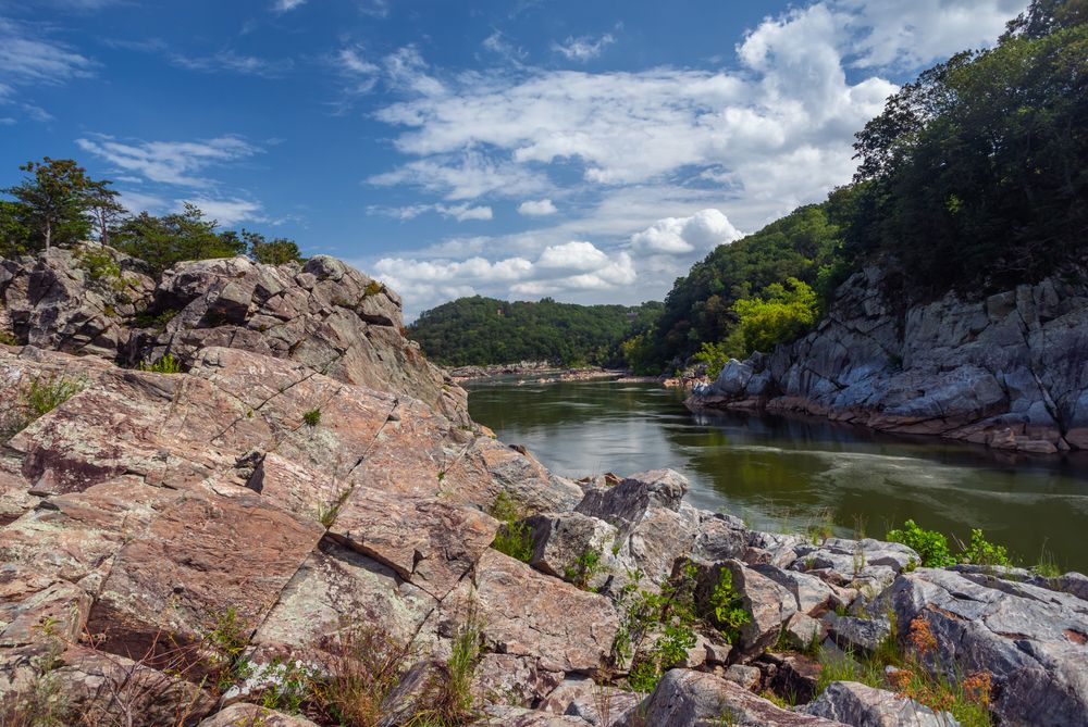 Rock formations at Billy Goat Trail