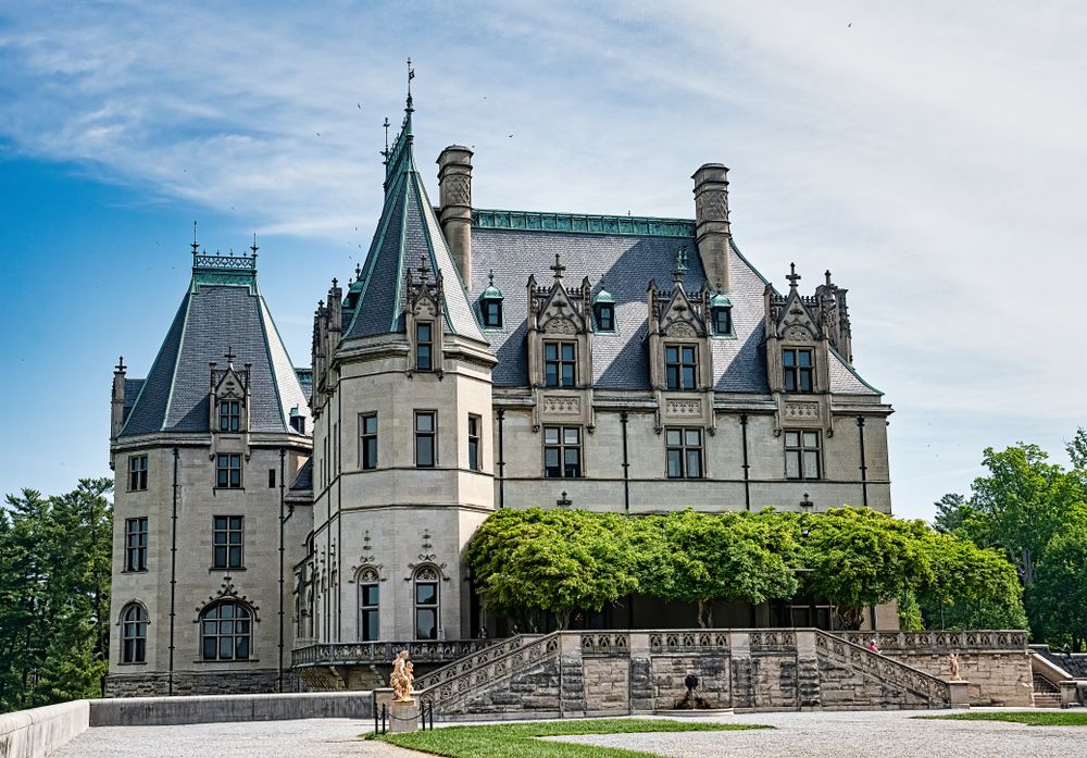 Exterior of the Biltmore Estate