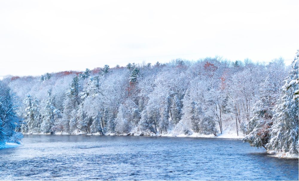 Winter view of Black River