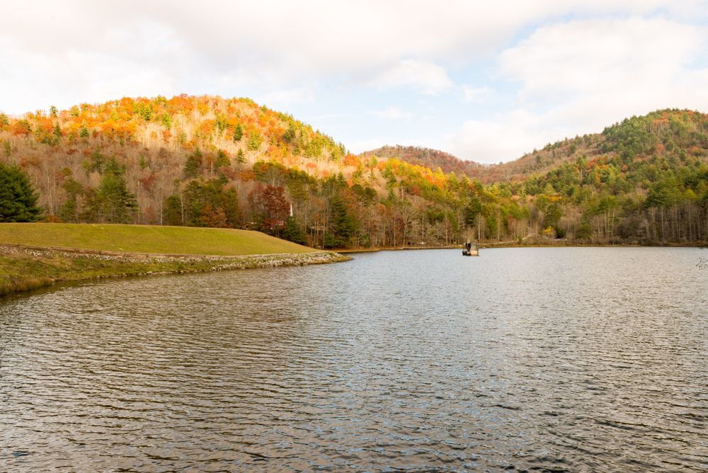 Fall scene at Black Rock Mountain State Park