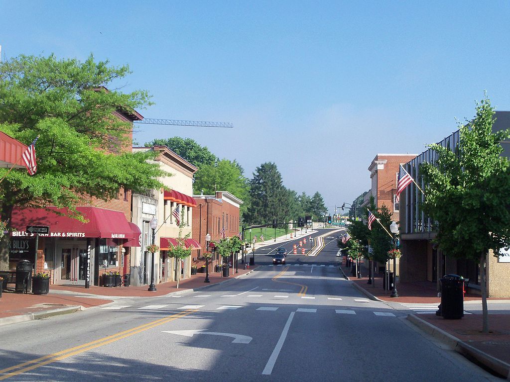 Streets in Downtown Blacksburg