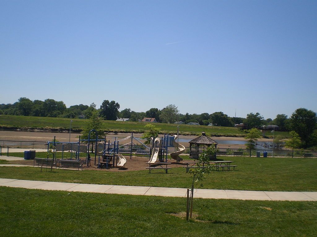 Kids play area at Bladensburg Waterfront Park