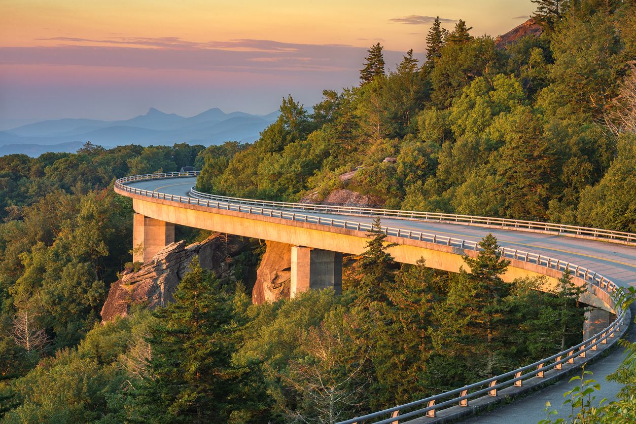 Road of Blue Ridge Parkway