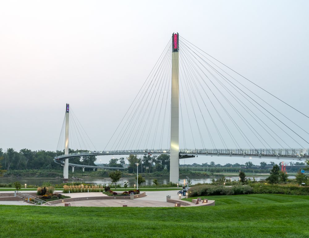 Amazing view of Bob Kerry Pedestrian bridge