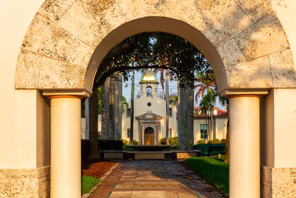 Entryway of Boca Raton History Museum