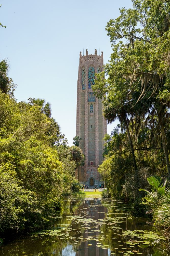 Stunning view of the Bok Tower Gardens