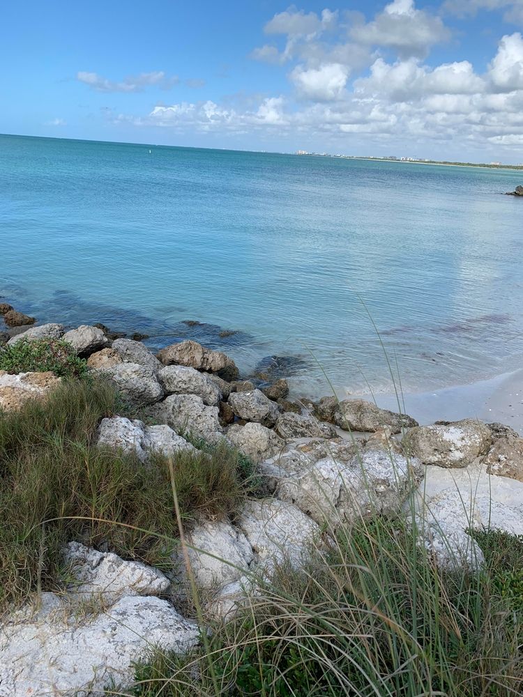 Pristine blue water at Bonita Beach