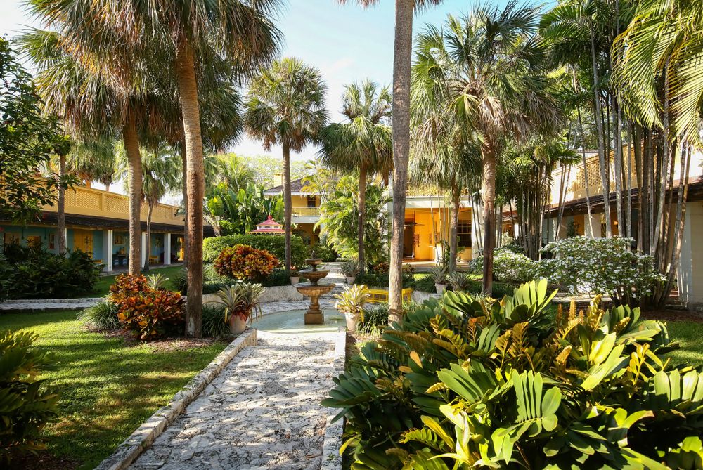 Interior view of Bonnet House Museum & Gardens