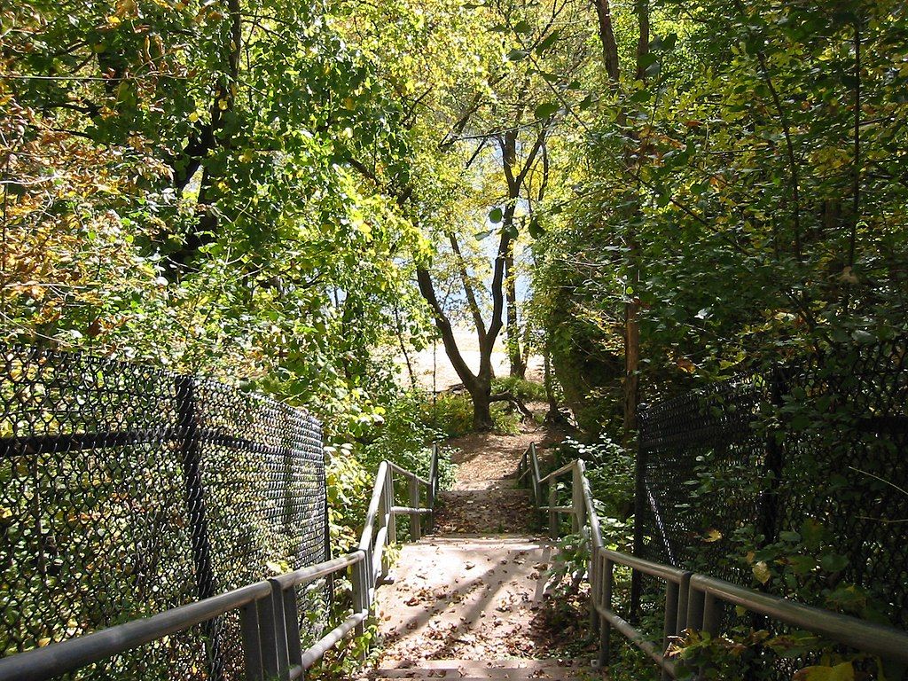Trail at St. Croix Boom Site in Stillwater, Minnesota
