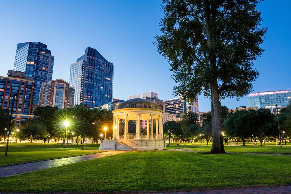 The grounds of Boston Common