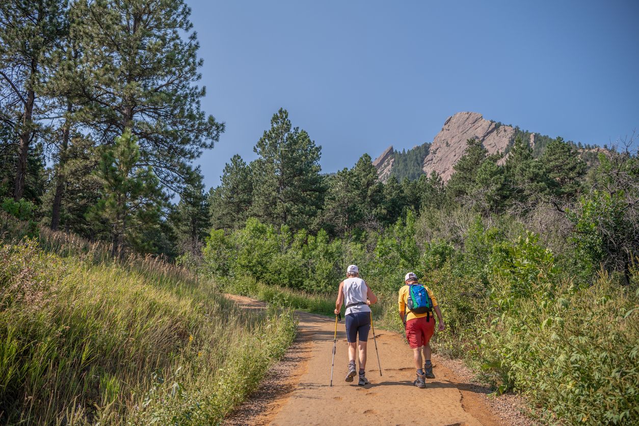 Hiking at Boulder, Colorado