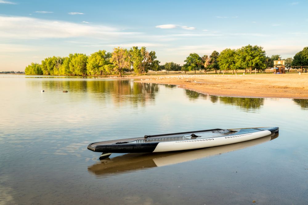 Standup Paddle board at Boyd Lake State Park