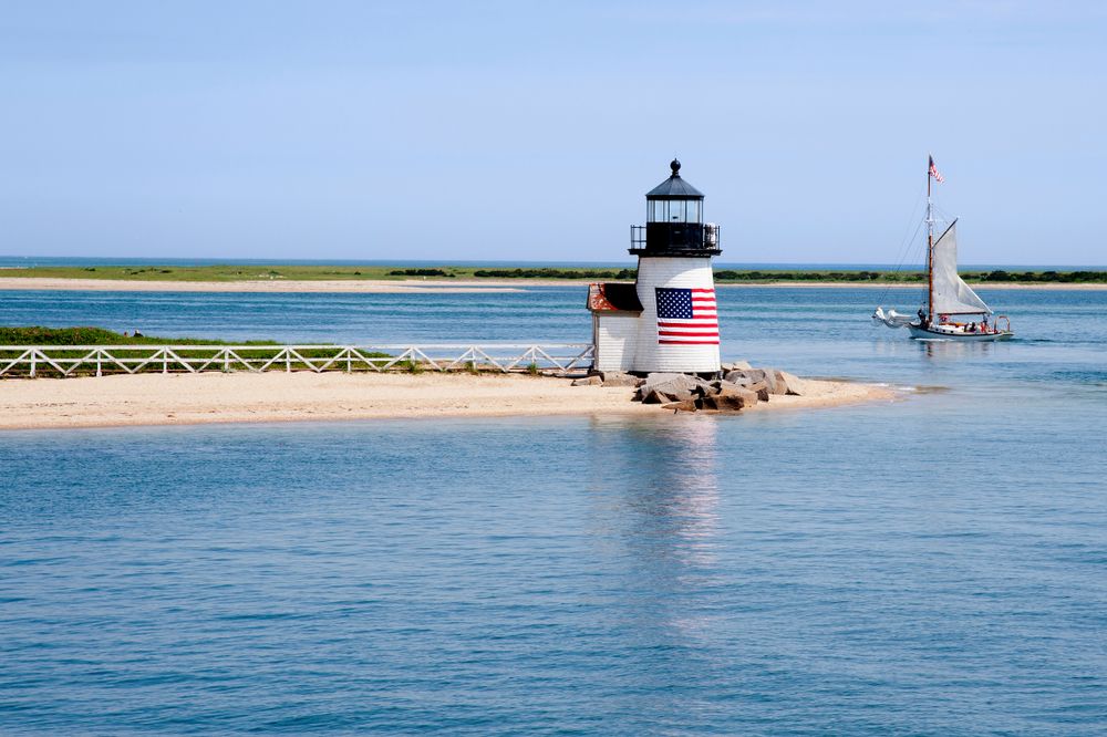 Brant point LIghthouse in Nantucket