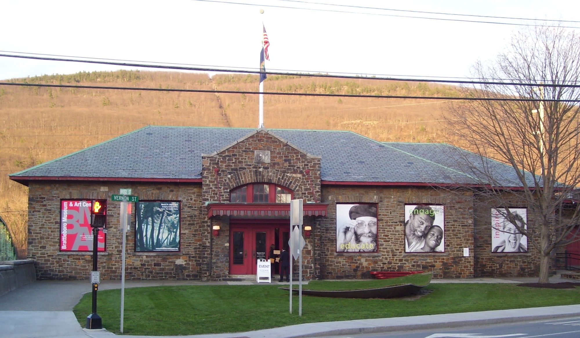 Front view of Brattleboro Museum and Art Centre