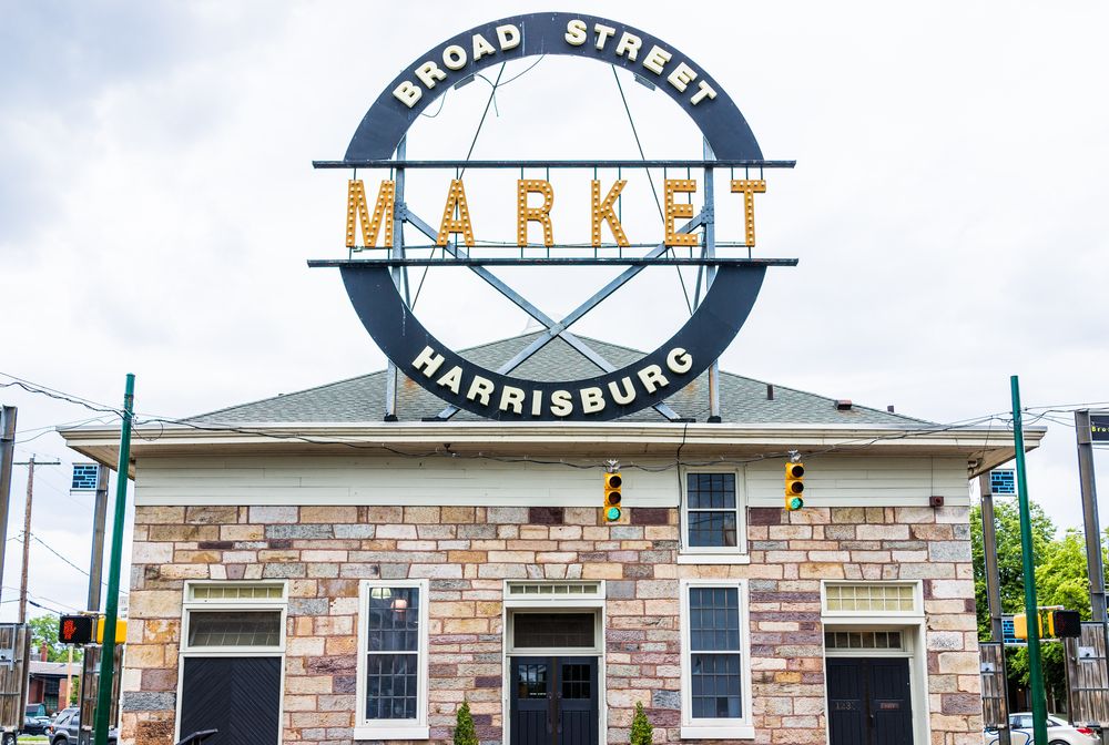 Signboard of Broad Street Market