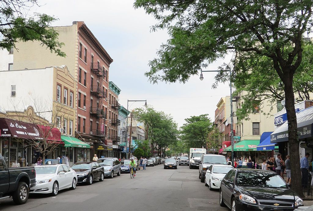 Street view of Bronx's Little Italy