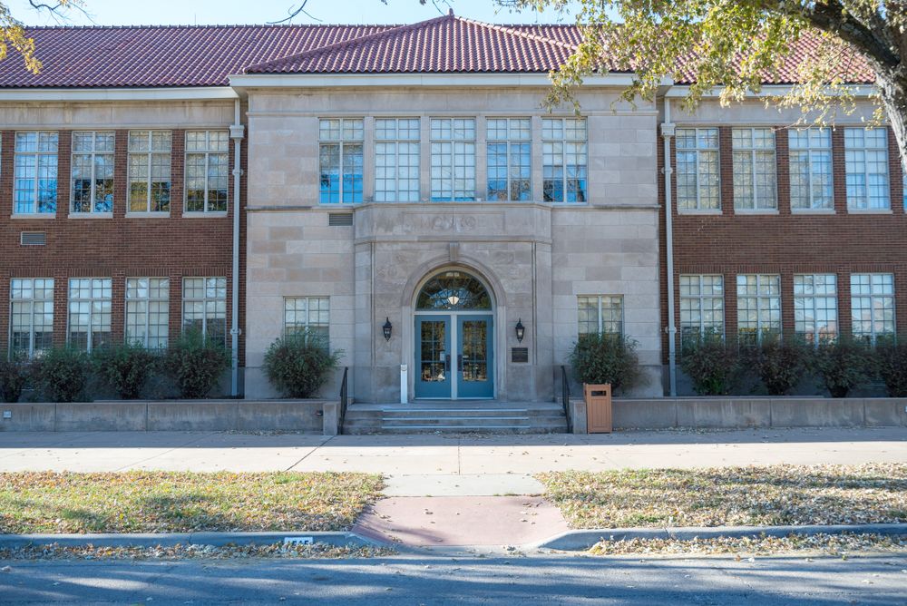 Exterior of Brown v. Board of education National Historic Site