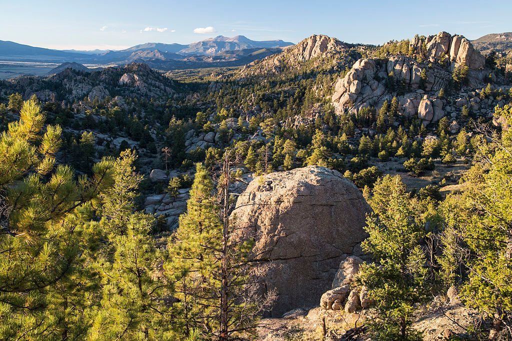 Aerial view of Browns Canyon National Monument