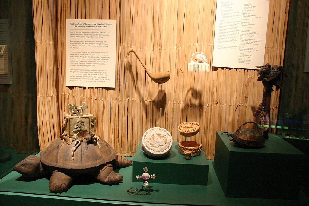 Exhibit in Bruce Museum