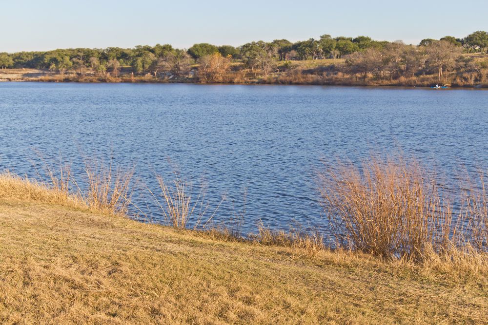 The waters of Brushy Creek Regional Trail