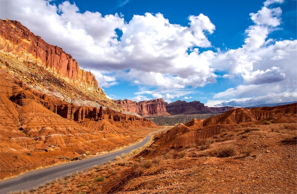 Road of Bryce Canyon National Park, Utah