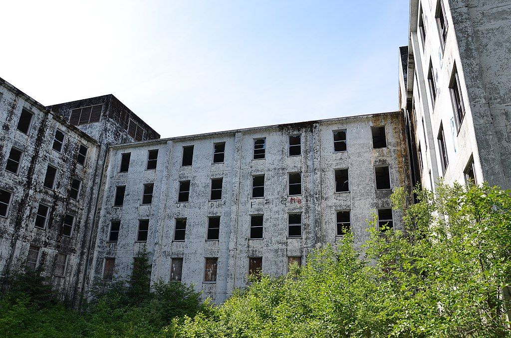 Abandoned Buckner Building at Whittier, Alaska