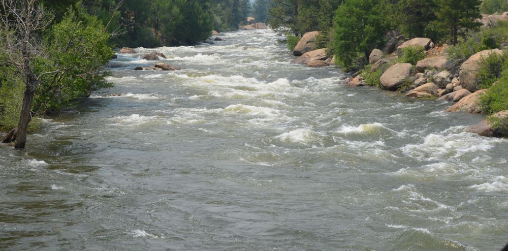 The waters of Buena Vista Whitewater Park