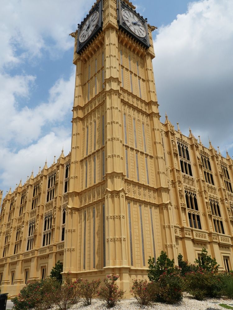 Front View of Palace of Westminster at WinStar World Casino and Resort