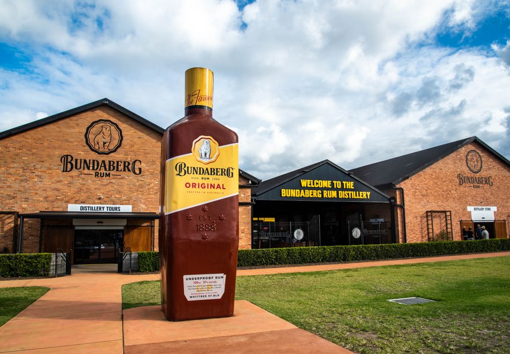 Front View of Bundaberg Rum Distillery