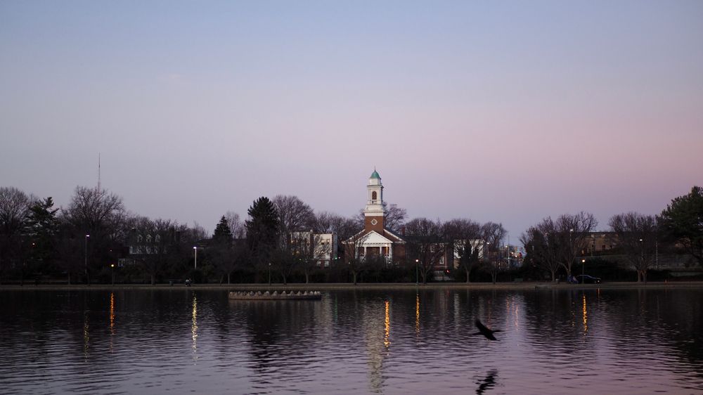 Byrd Park during sunset