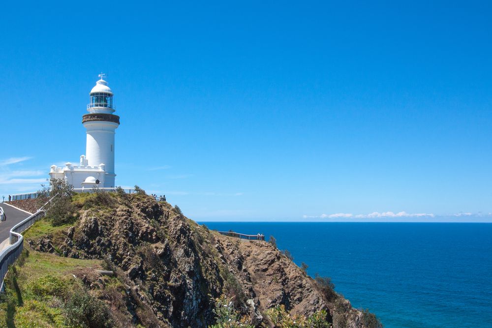 Daytime view of Byron Bay Lighthouse