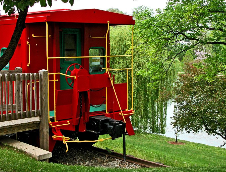 Caboose at Yoctangee Park