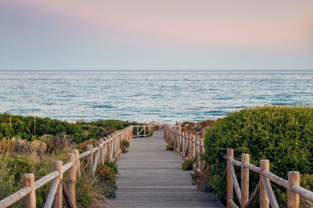 Boardwalk of Cabopino Beach