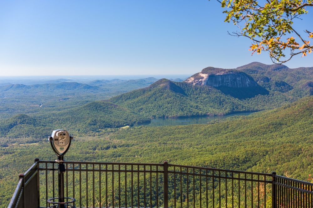 Binoculars at Caesars Head State Park
