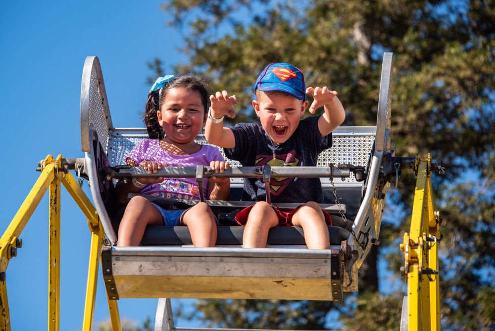Kids enjoying at California State Fair