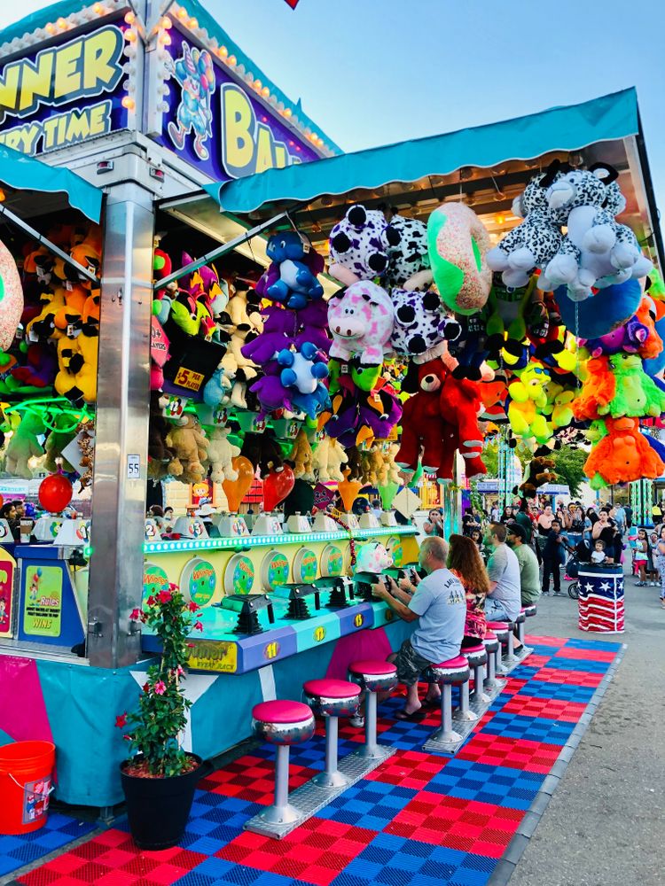 Arcade games at California State Fair