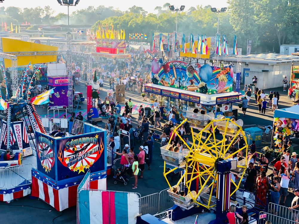 Top view of the California State Fair