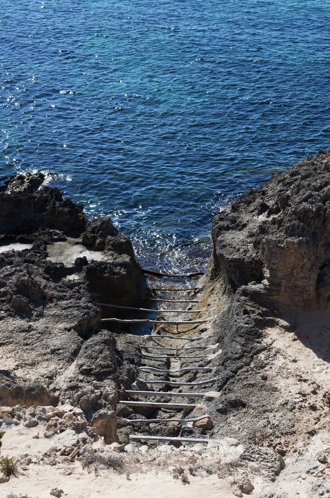 The Beautiful Ocean in Calo Des Mort