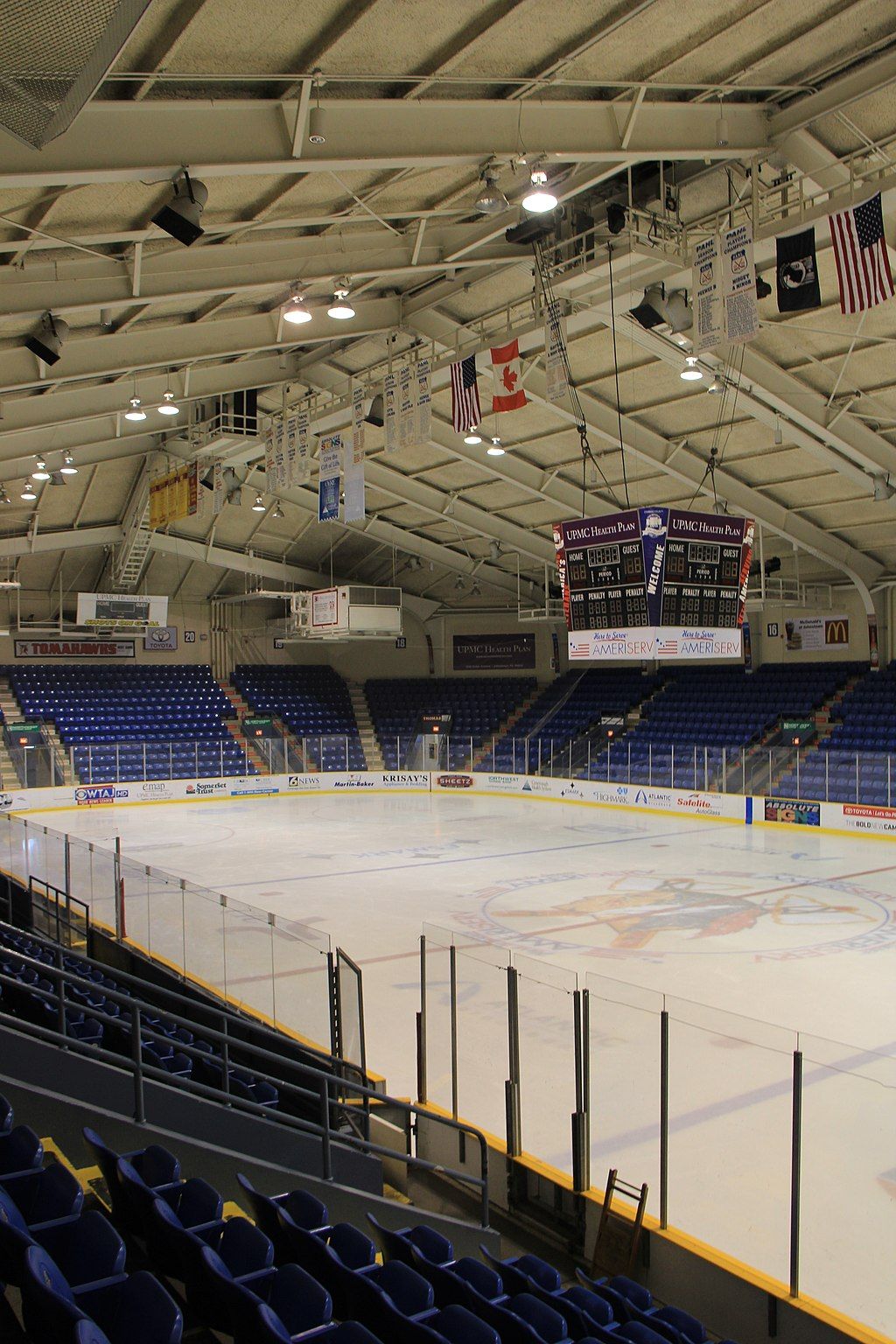 Inside View of Cambria County War Memorial Arena