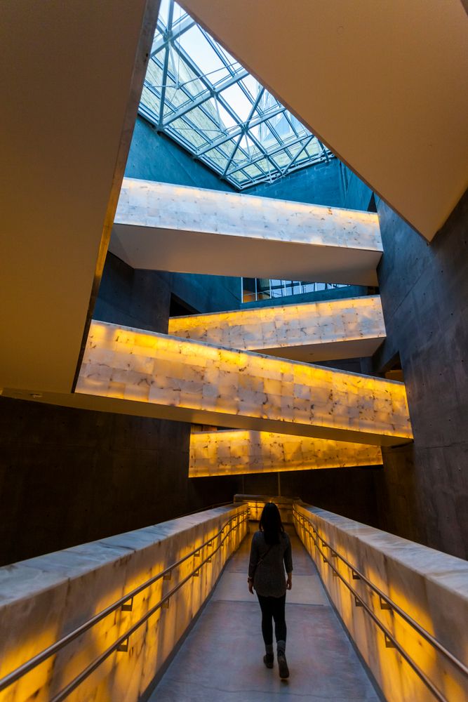 Interior of Canadian Museum for Human Rights