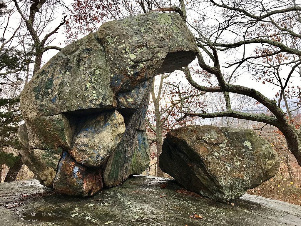 View of Rocks at Haley Farm State Park
