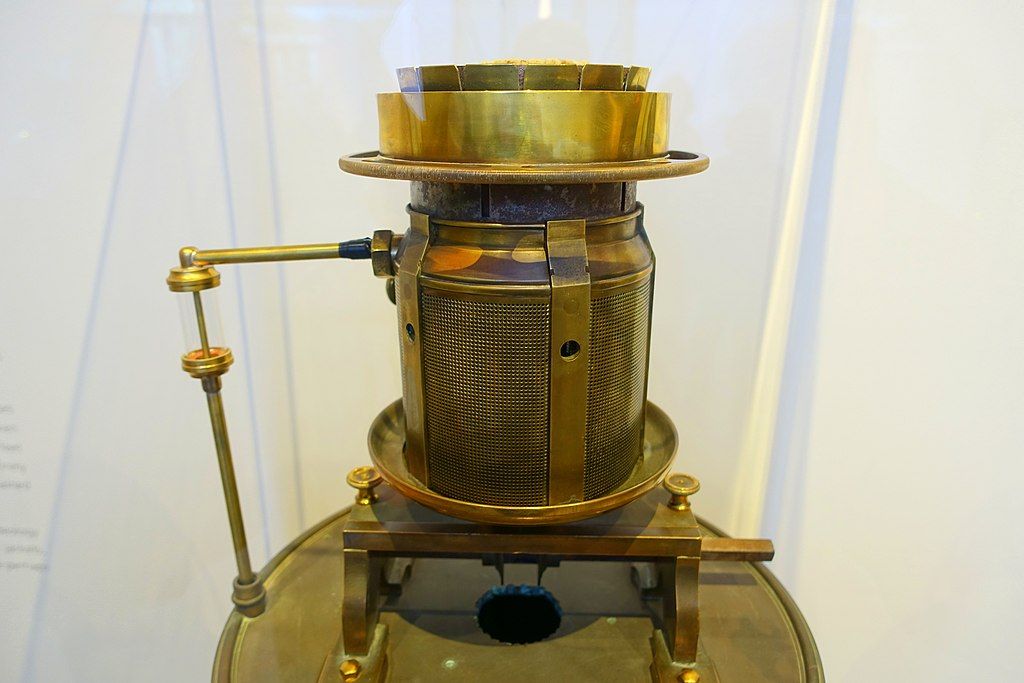 Ancient lamp at Cape Ann Museum