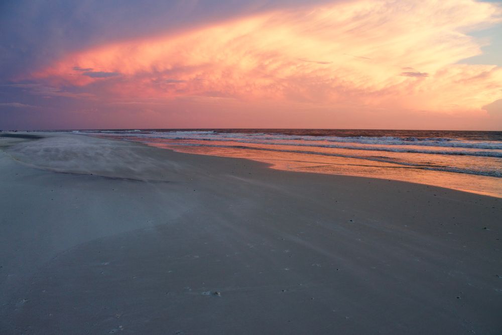 The sand of Cape San Blas Beach
