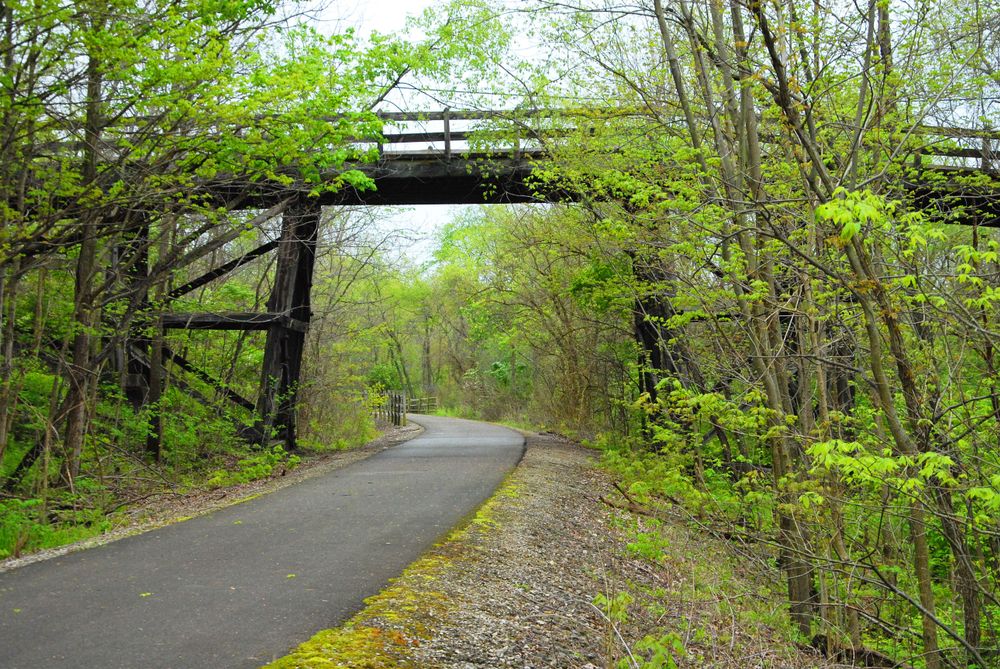 Bridge along the Cardinal Greenway