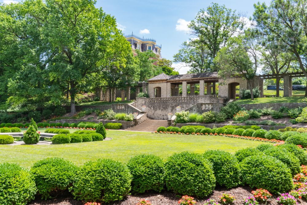 Scenic view of Carnahan Memorial Garden