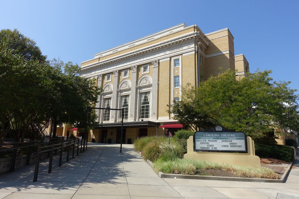 Exterior of Carolina Theatre