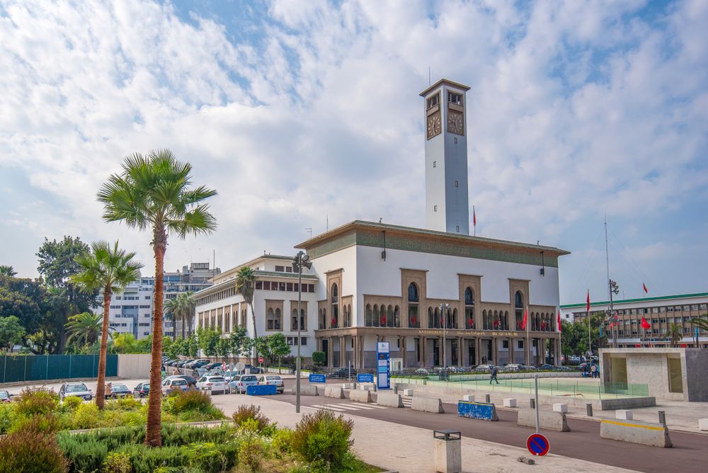 Exterior of Casablanca City Hall 