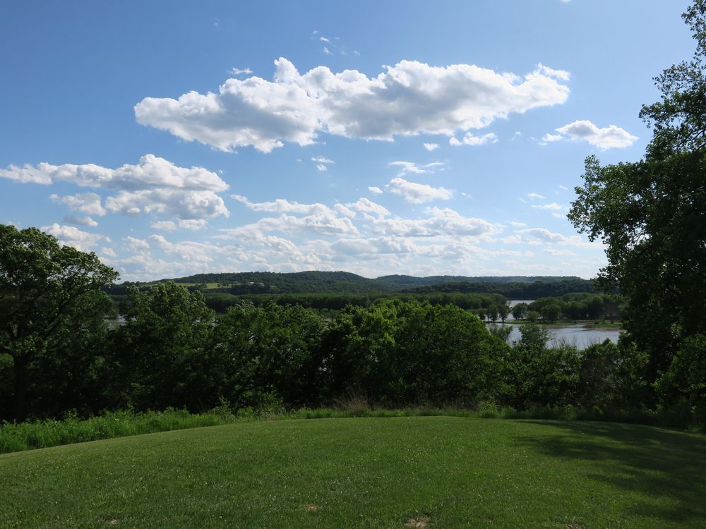 Landscape of Casper Bluff Land and Water Reserve